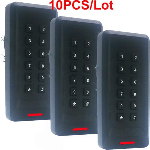 Proximity RFID 125Khz IC 13.56Mhz Door Access Control System Wiegand keypad Slave Card Reader