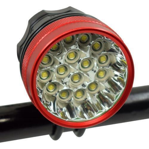 New 40000 lm led bike light 16*XML-T6 LED Bicycle light front Headlight Riding Cycling Bike Front Light for Outdoor Night Riding