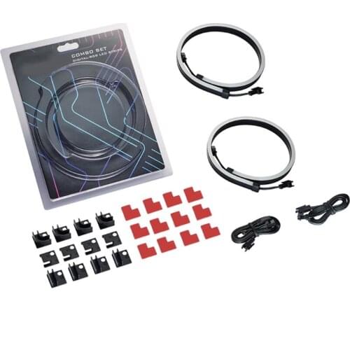 Chaser Light Strip 2X 400mm Light Strip Combination Kit Two Smooth Light Strips