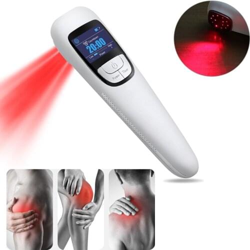 650nm+808nm LLLT Pain Relief Cold Laser Therapy Device Physiotherapy Back Pain Treat Knee Arthritis Joint Treatment