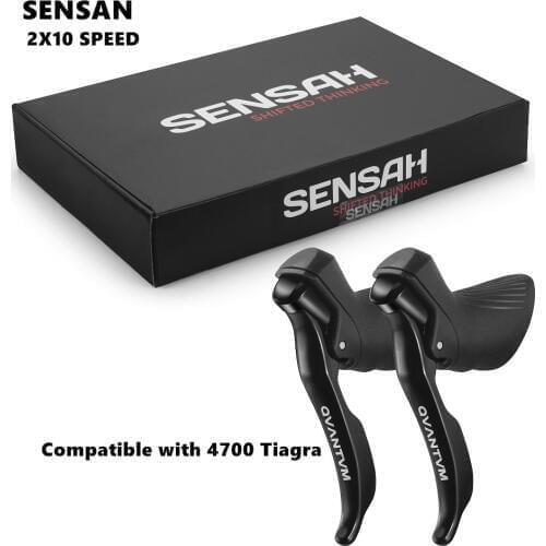SENSAH STI Road Bike Shifters Double 2×10 Speed Lever Brake Bicycle Derailleur Groupset Compatible for R7000 4700 Tiagra 8000