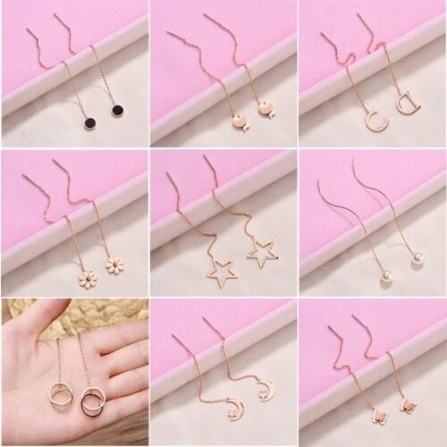 Big Geometric earrings For Women Hanging Dangle Earrings Drop Earing modern Jewelry Earrings for women stainless steel earring