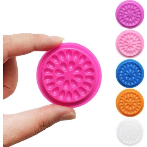 10/30PCS Glue Gasket Eyelash glue holder Adhesive Pallet Eyelash Extension glue pads stand on eyelash plastic makeup tools