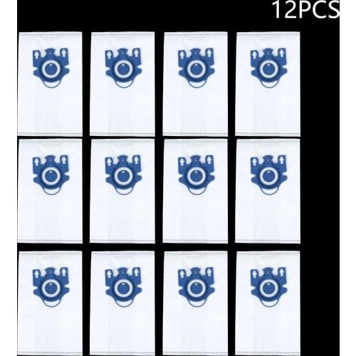 12pcs Washable Universal Vacuum Cleaner Cloth Dust Bag For Miele 3D GN COMPLETE C2 C3 S2 S5 S8 S5210 S5211