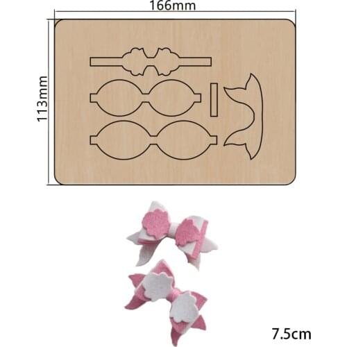 2021 New Leaf bow Cutting Dies Wooden Dies Suitable for Common Die Cutting Machines on the Market