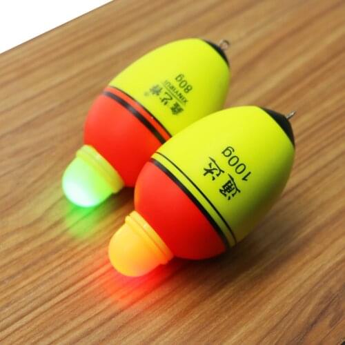 20g-100g Double Optical Led Night Transform Electronic Luminous Sea Light Fishing Float Long Shot Drift Rod Bobber Floats