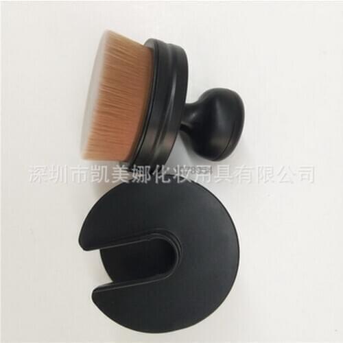 By ems or dhl 100pcs hot sale Circle Makeup Brushes Soft Oval Maquiagem