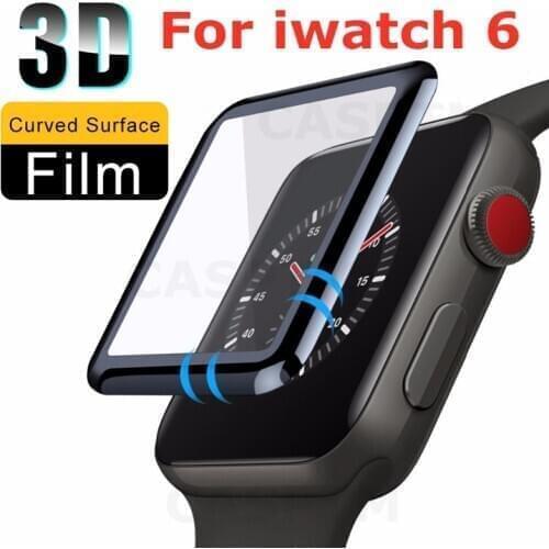 3D Curved Film For iwatch 6 SE 40mm 44mm Screen Protector For Apple Watch 5 4 3 2 1 42mm 38mm Protective Full Soft Hydrogel Film