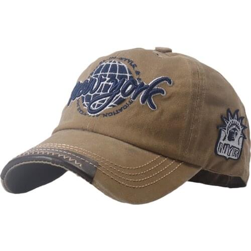 Creative Adult Baseball Cap Embroidered Letters Casual Easy To Take Washed Retro Letter Caps Outdoor Sun Casual Hat Truck Driver