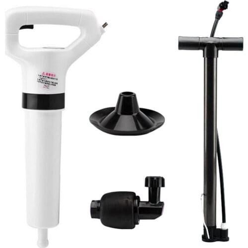 Air Power Drain Blaster Gun Sewer Sink Pipe Clogged Remover Dredge Inflatable Sewer Air Drain Toilet Blaster Plungers