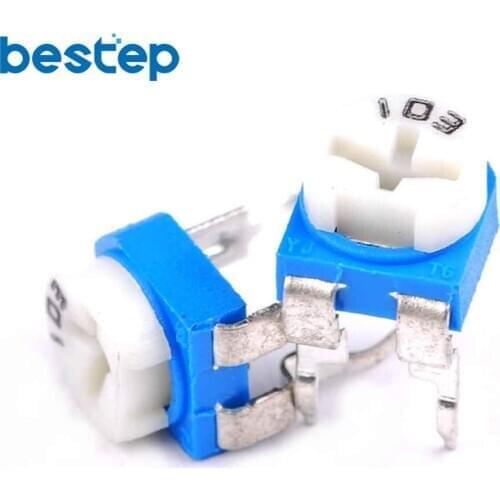 50PCS Trimmer Potentiometer RM065 RM-065 10Kohm 103 10K Trimmer Resistors Variable adjustable Resistors