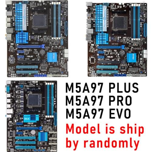 Socket AM3+ Asus M5A97 LE R2.0 Motherboard DDR3 32GB SATA PCI-E 2.0 AMD FX Desktop AMD 970 Placa-Mãe AM3+ USB3.0 ATX Used