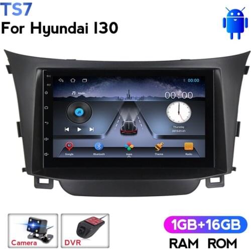 Android System Car dvd player for Hyundai I30 Elantra GT 2012 2013 2014 2015 2016 2 Din Car Radio gps stereo Multimedia NO DVD 2
