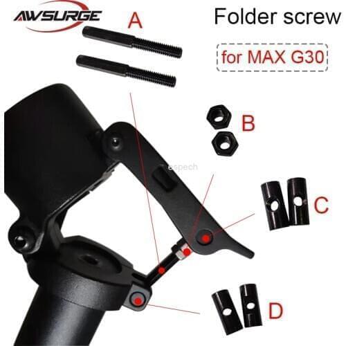 Folding screw for Ninebot MAX G30 electric scooter A variety of screw accessories can be selected