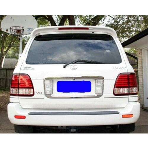 For Lexus LX470 Spoiler 2004 2005 2006 2007 2008 Car Styling ABS Plastic Unpainted Primer Rear Trunk Boot Wing Lip Spoiler 1Pcs
