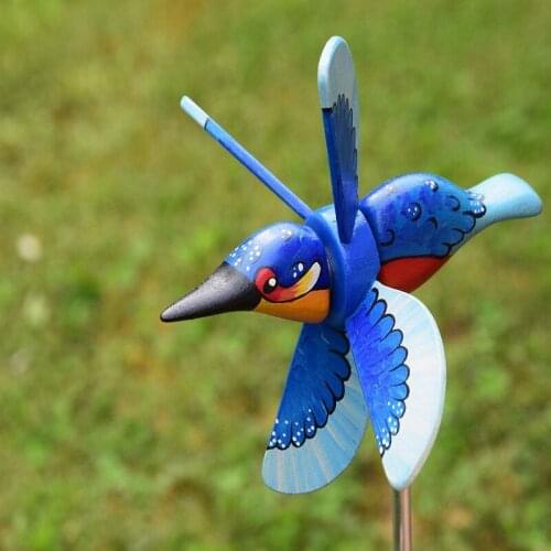 Asuka Series Windmill Flying Bird Garden Windmill Art Kites Spinner Bird Lawn Decor Garden Spinner with Stable Pile SDF-SHIP