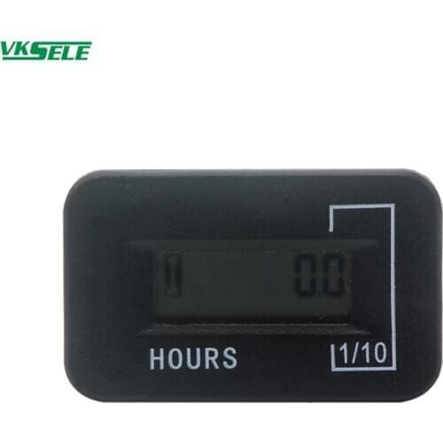 VKS-05T AC DC 6-270V LCD display electric running hour meter counter