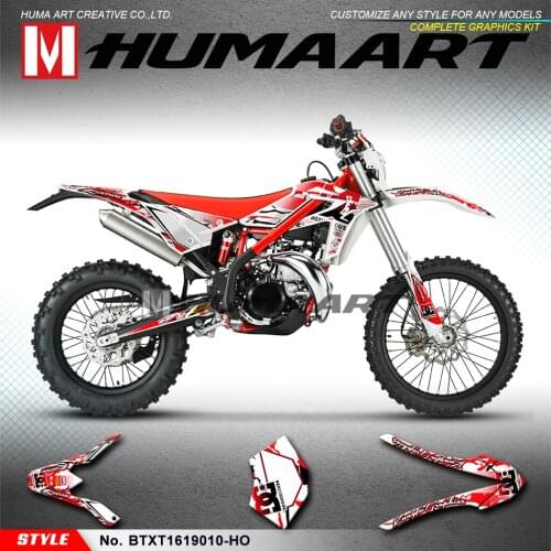 HUMAART Waterproof Stickers MX Graphics Custom Decals for Beta X-trainer 250 300 Xtrainer 2016 2017 2018 2019 2020