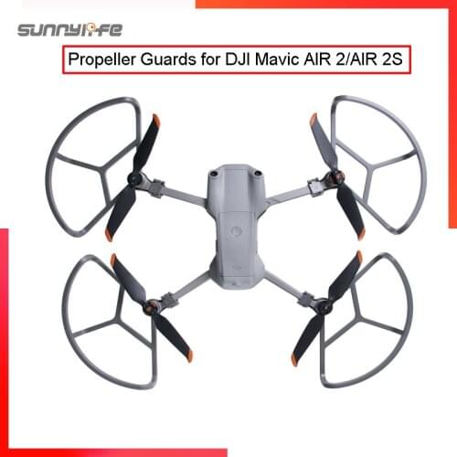 Sunnylife For DJI Air 2S / Mavic Air 2 Integrated Propeller Guards with Landing Gears Shielding Rings Anti-collision