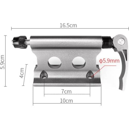 Bicycle Front Fork Clamp Aluminum Alloy Bike Rack Frame Fixing Clip Used On Small Trucks Cars Convenient ASD88