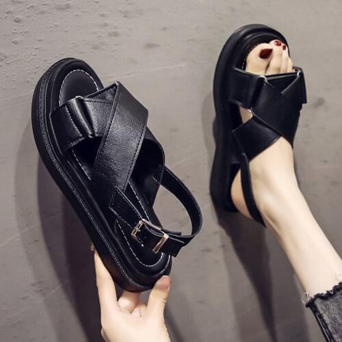 2021 New Summer Wedge Espadrilles Women Sandals Open Toe Gladiator Sandals Women Casual Women Platform Sandals