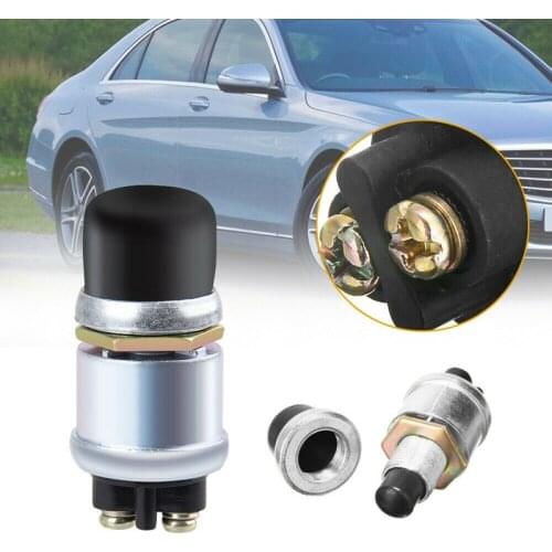 1pc Ignition Starter Switch 60A DC 12V 24V Truck Engine Start Waterproof Push Boat Starter Horn Replacement Button Car Switch