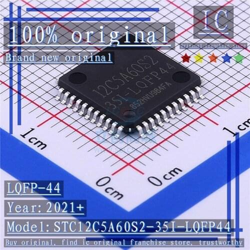 2021+ 100% Brand new original 1PCS-10PCS STC12C5A60S2-35I-LQFP44 LQFP-44 Microcontroller chip