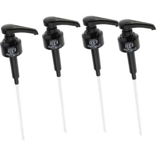 4 Pcs Coffee 1 Liter Dispenser Syrup Pump Black Liquid Dispenser for Monin Syrup 10Ml Juice Bottle Dispenser Pump