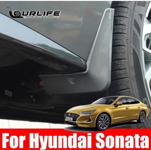 4pcs/set Car Front Rear Mudflaps Mud Flaps Flap Splash Guards Mudguard For Hyundai Sonata DN8 10th 2020 2021 Car Accessories