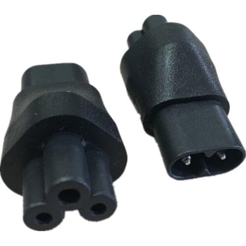 IEC 3Pin Female to 2Pin Male IEC 320 C5 to C8 power adapter