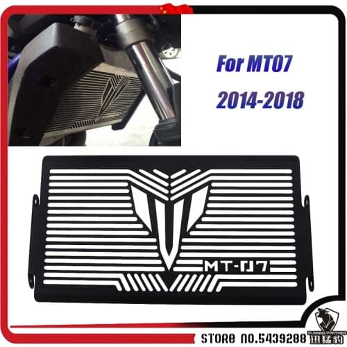 Motorcycle Accessories Radiator Guard Protector Grille Grill Cover For YAMAHA MT07 MT-07 mt 07 2014 2015 2016 2017 2018 Black