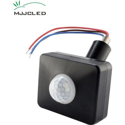 Motion Sensor 220V 110V 12V PIR Sensor Motion Switch Automatic Infrared Body Lamp Light Timer Switch Outdoor Movement Sensor