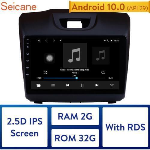 Seicane 9 inch Car Multimedia Player For Chevy Chevrolet S10 2015-2017 ISUZU D-Max Android 10.0 Car Radio GPS Navigation System