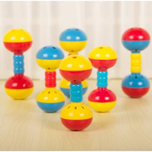 Baby-bed Mobile Bed Bell Develop Intelligence Plastic Hand Bell Baby Rattle Mobiles Educational Toys Baby Newborn Toy Rattle