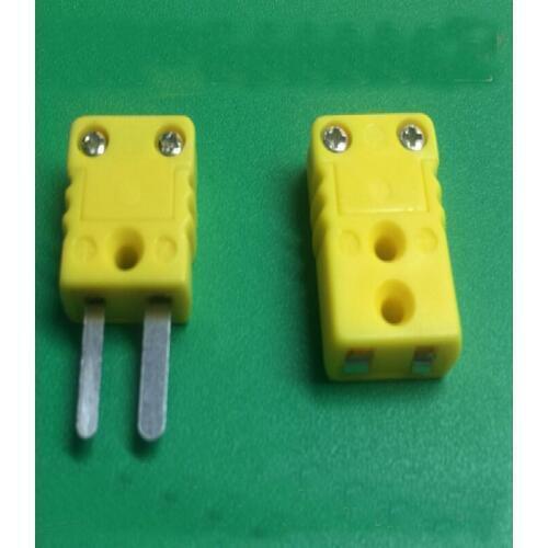 Free shipping 100pc thermocouple K type temperature sensor connector Male socket quick connector