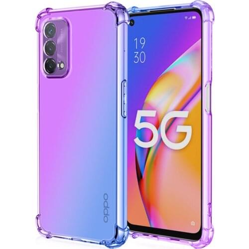 Air Bag Fashion Soft Anti-drop Case for OPPO A94 A93 5G A73 A53 A55 A72 4G Reno 5 Pro Realme V11 C20 C21 7i Phone Bag