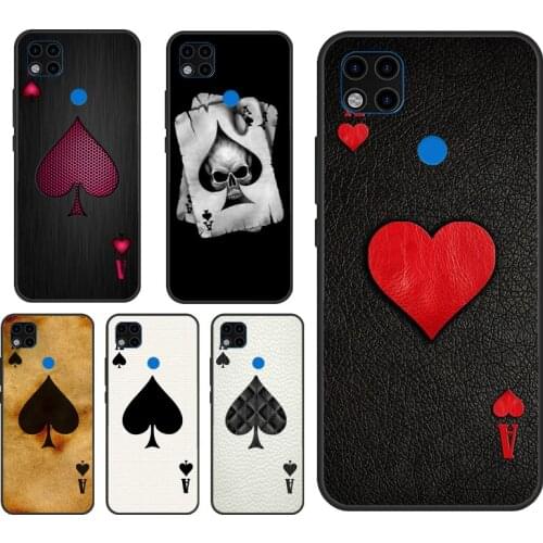 Ace of Spades Phone Case For Xiaomi Redmi Note 10 9 Pro 8T 9S 7A 8A 9A 9C 9T K40 Redmi Note 8 Pro Cover