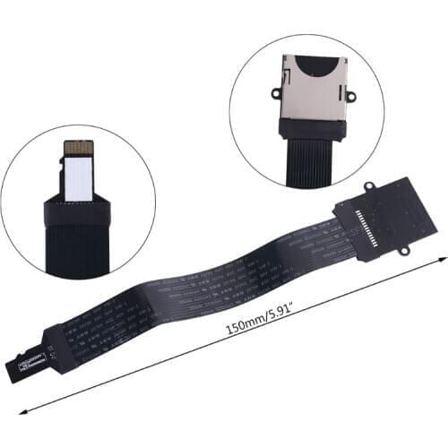 SD card Female to TF micro SD Male Flexible Memory Card Extension cable reader