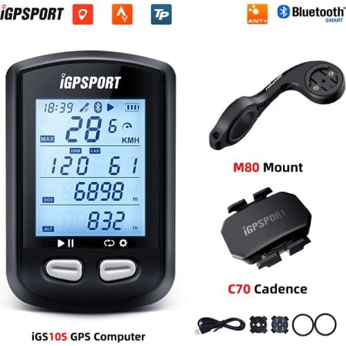 IGPSPORT iGS10S GPS Enabled Bike Computer Bicycle Speedometer IGS 10 s Wireless Cycle Odometer BLE ANT