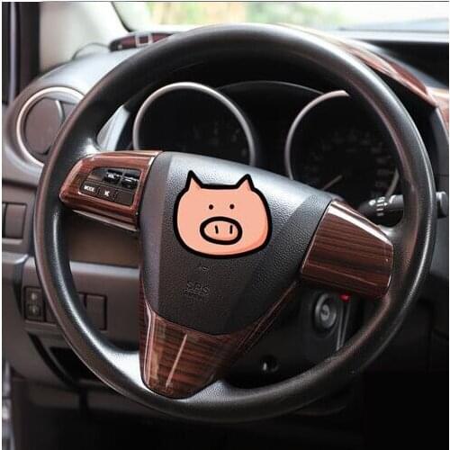 Imitation Wood Dashboard Steering Wheel Window Air Outlet AC Door Handle Gear Decorated Frame For Mazda 5 2011 12 13 CAA361