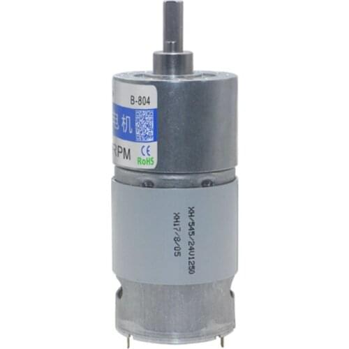 JGB37-545 Geared Motor, High Torque DC 12 V Reducer Motor Low Speed Motor Smart Car Balance Car