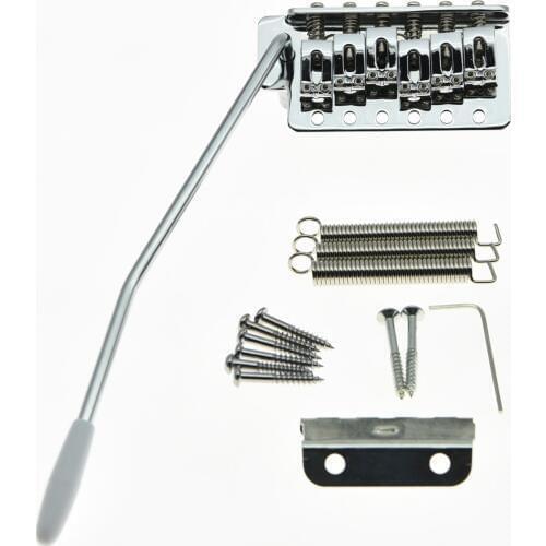 KAISH ST Strat Style Guitar Tremolo Bridge Locking System for Stratocaster Chrome/Black/Gold