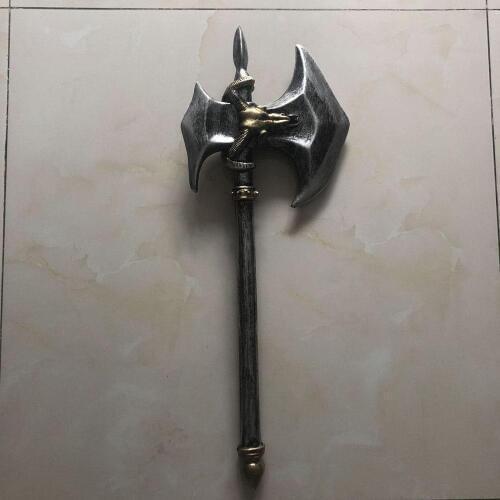 Cosplay medieval sheep axe halloween toy child weapon props