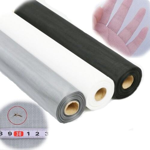 2021 Summer DIY Whole RolAnti-Mosquito Net Whole Roll Delivery Material Summer Screens Mosquito Nets For Glass Fiber Screens Net