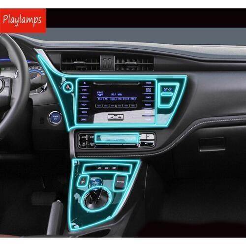 Sticker For Toyota Corolla transparent Protective TPU Film stickers For toyota Auto Shift Gear Covers Films Car accessories