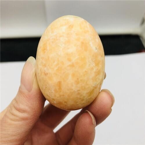 Delicate ellipse natural stones and minerals raw ore crystal egg shape gem can be usd to decoration home decor and DIY gift