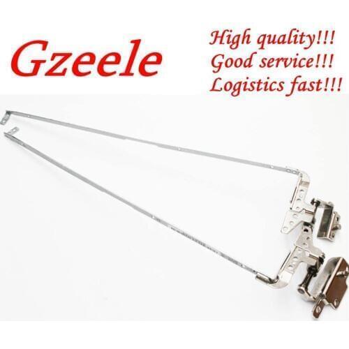 GZEELE new Laptop LCD Hinge For HP Compaq Presario CQ72 Pavilion G72-A G72-B G72-C G72 LCD Hinges Set 612104-001