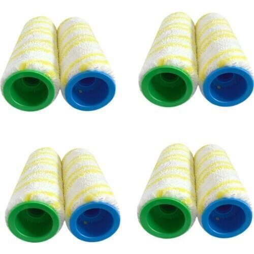 Cleaner Roller Brush Main Brush for KARCHER FC3D FC5 Cordless Vacuum Hard Floor Er Cleaner Rolling Brushes, 8PCS