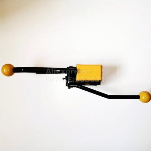 Wholesalers Guaranteed 100% New A333 Manual Sealless Steel Strapping Tool Wooden Case Packaging Tensioner Machine for 13-19mm