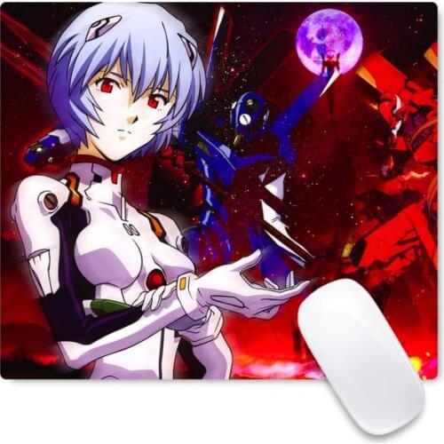 Evangelions Hot Game Durable Rubber Mouse Mat Pad Non slip Cushion Square Thickness 2mm